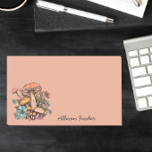 Eenvoudige minimale retro paddenstoel post-it® notes
