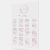 Eenvoudige minimale roze kersenbloesem zitkaart acryl bord (Hoek)