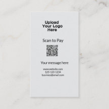 Eenvoudige minimale scan om QR-logo website e-mail