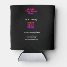Eenvoudige minimale scan om te betalen QR logo web Blikjeskoeler