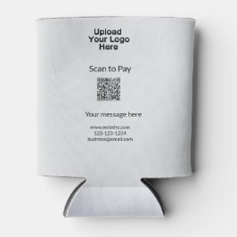 Eenvoudige minimale scan om te betalen QR logo web Blikjeskoeler