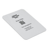 Eenvoudige minimale scan om te betalen QR logo web Magneet (Rechterzijde)