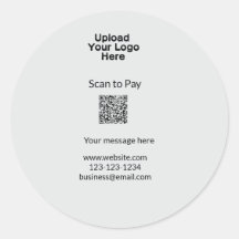 Eenvoudige minimale scan om te betalen QR logo web