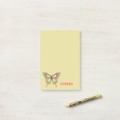 Eenvoudige Minimale Schattige Trendy Vlinder Post-it® Notes (Op bureau)