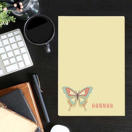 Eenvoudige Minimale Schattige Trendy Vlinder Post-it® Notes