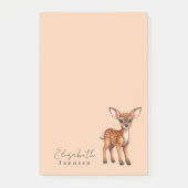 Eenvoudige minimale Schattigee Girly Post-it® Notes (Voorkant)