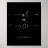 Eenvoudige minimale Script Vrijgezellenfeest Kaart Poster (Voorkant)