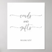 Eenvoudige minimale Script Vrijgezellenfeest Kaart Poster (Voorkant)