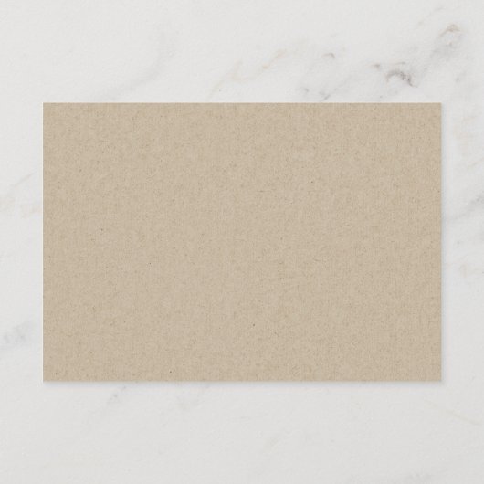 Eenvoudige minimale scriptkalligrafie-bruiloft - G Informatiekaartje (Achterkant)