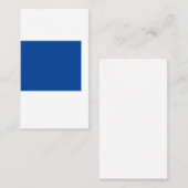 eenvoudige, minimale standaardkleur, aangepast aan visitekaartje (Voorkant / Achterkant)