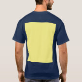 eenvoudige, minimale standaardkleur t-shirt (Achterkant)