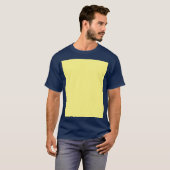 eenvoudige, minimale standaardkleur t-shirt (Voorkant volledig)