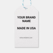 EENVOUDIGE MINIMALE TEKSTSTIJL CADEAULABEL (Achterkant)