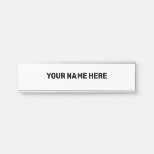 EENVOUDIGE MINIMALE TEKSTSTIJL DEURBORDJE