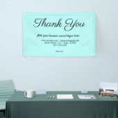 eenvoudige minimale tekststijl voegt jouw naam toe spandoek (Beurs)