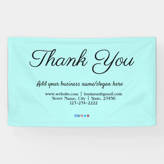 eenvoudige minimale tekststijl voegt jouw naam toe spandoek (Horizontaal)