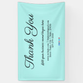 eenvoudige minimale tekststijl voegt jouw naam toe spandoek (Verticaal)