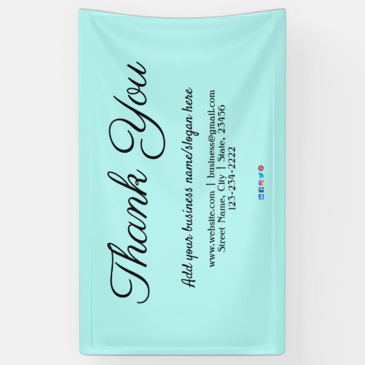 eenvoudige minimale tekststijl voegt jouw naam toe spandoek (Verticaal)