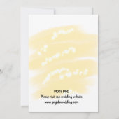 Eenvoudige minimale toevoegen naam plaats datum op kaart (Achterkant)