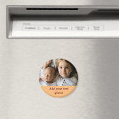 Eenvoudige minimale TOEVOEGING UW FOTO TEKST CHRIS Magneet (Insitu (Vaatwasser))