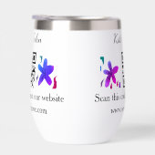 Eenvoudige minimale trouwwebsite Q R code voeg naa (Rechts)