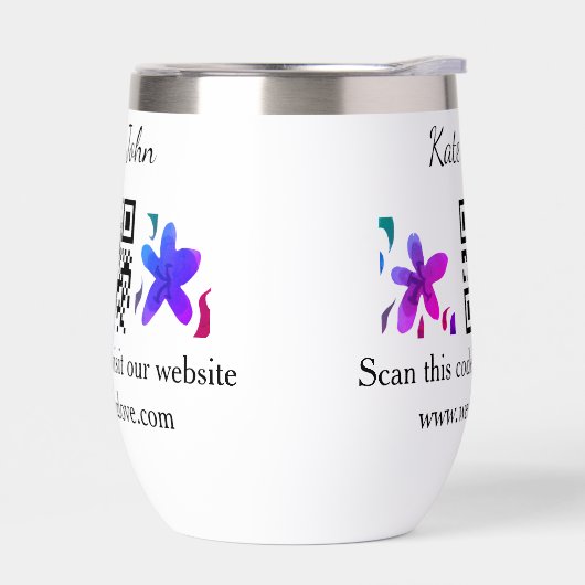 Eenvoudige minimale trouwwebsite Q R code voeg naa (Links)