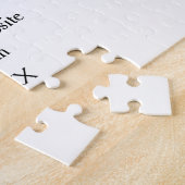 Eenvoudige minimale trouwwebsite Q R code voeg naa Legpuzzel (Zijkant)