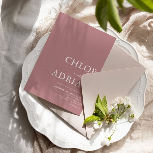 Eenvoudige minimale uitnodiging tot het indienen v