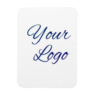 eenvoudige minimale voeg hier uw logo/ontwerp toe  magneet