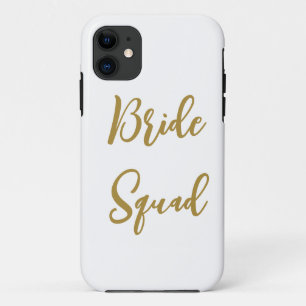eenvoudige minimale voeg je naam tekst bruidsmeisj Case-Mate iPhone case