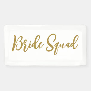 eenvoudige minimale voeg je naam tekst bruidsmeisj spandoek