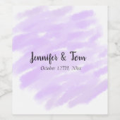 eenvoudige minimale voeg je naam toe aangepaste tr wijn etiket (Enkel label)