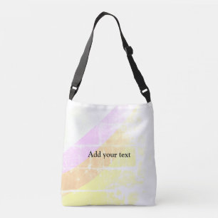 eenvoudige minimale voeg je naam toe bruidsmeisje crossbody tas