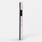 eenvoudige minimale voeg naam monogram roze bruids Case-Mate iPhone case (Achterkant/rechts)