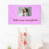 eenvoudige minimale VOEG UW FOTO TEKST KERSTMIS Ba Spandoek (Insitu)