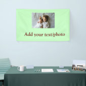 eenvoudige minimale VOEG UW FOTO TEKST KERSTMIS Ba Spandoek (Beurs)