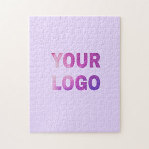 eenvoudige minimale voeg uw logo/ontwerp hier teks legpuzzel