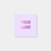 eenvoudige minimale voeg uw logo/ontwerp hier teks post-it® notes (Voorkant)