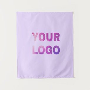eenvoudige minimale voeg uw logo/ontwerp hier teks wandkleed