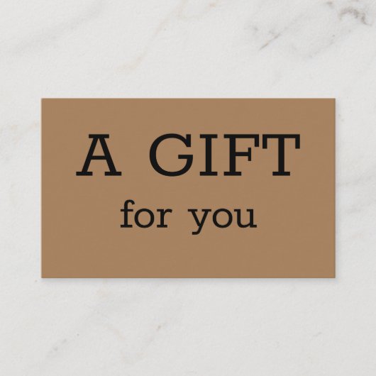 eenvoudige minimale voeg uw naam tekst adres logo  visitekaartje (Voorkant)