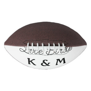 eenvoudige minimale voeg uw naam tekst liefde voge american football