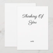 eenvoudige minimale voeg uw tekst toe denk aan jou (Voorkant / Achterkant)