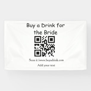 Eenvoudige minimale vrijgezellenfeest drankje voor spandoek