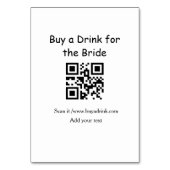 Eenvoudige minimale vrijgezellenfeest koop een bru kaart (Achterkant)