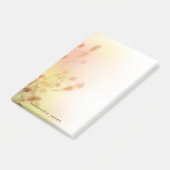 Eenvoudige minimale Waterverf Bloemen Post-it® Notes (Schuin)
