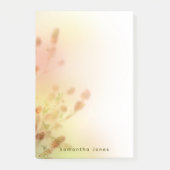 Eenvoudige minimale Waterverf Bloemen Post-it® Notes (Voorkant)