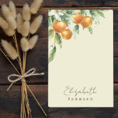 Eenvoudige minimale Waterverf van citrus en groen Post-it® Notes