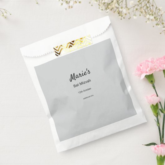 Eenvoudige minimale witte zwarte klassieker Edi Ba Bedankzakje (Gezegeld)