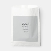 Eenvoudige minimale witte zwarte klassieker Edi Ba Bedankzakje (Voorkant)