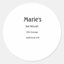 Eenvoudige minimale witte zwarte klassieker Edi Ba